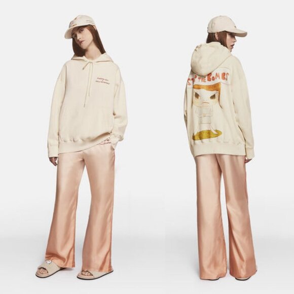 Stella McCartney Yoshitomo Nara Stop The Bombs Hoodie Sweatshirt XS - Picture 2 of 5